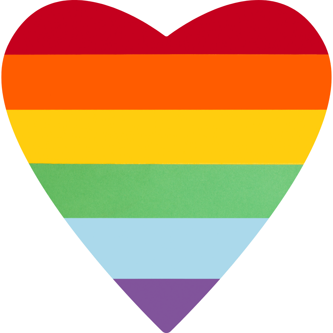 LGBTIQA+ Love Heart